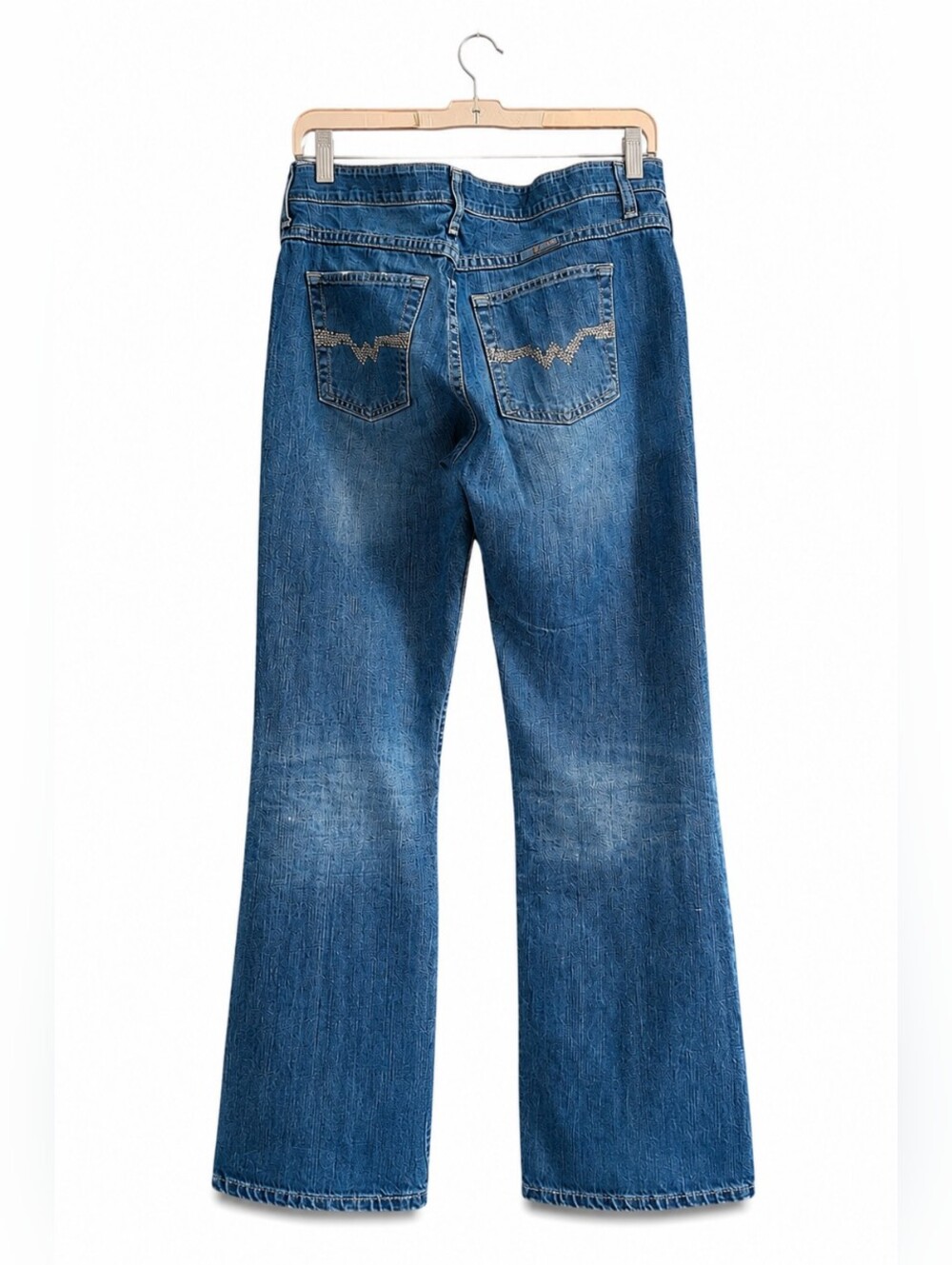 Shihoi Women’s Bootcut Jeans Size 7/8 x 32 Medium Wash Stretch Denim Pants